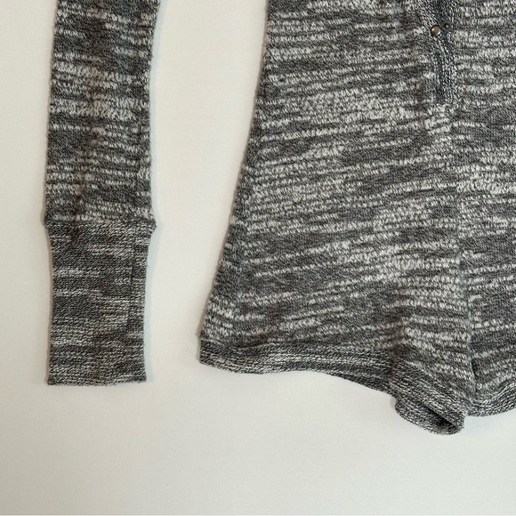 Out From Under Grey Henley Romper Size Small - Picture 6 of 6